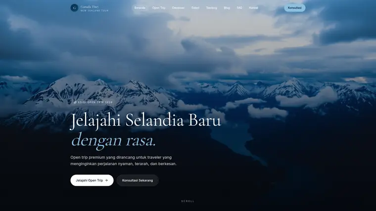 Preview Website Travel & Tour